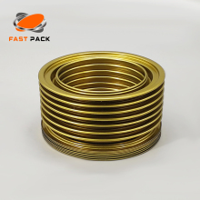 Corrosion-resistant tin components with golden coating