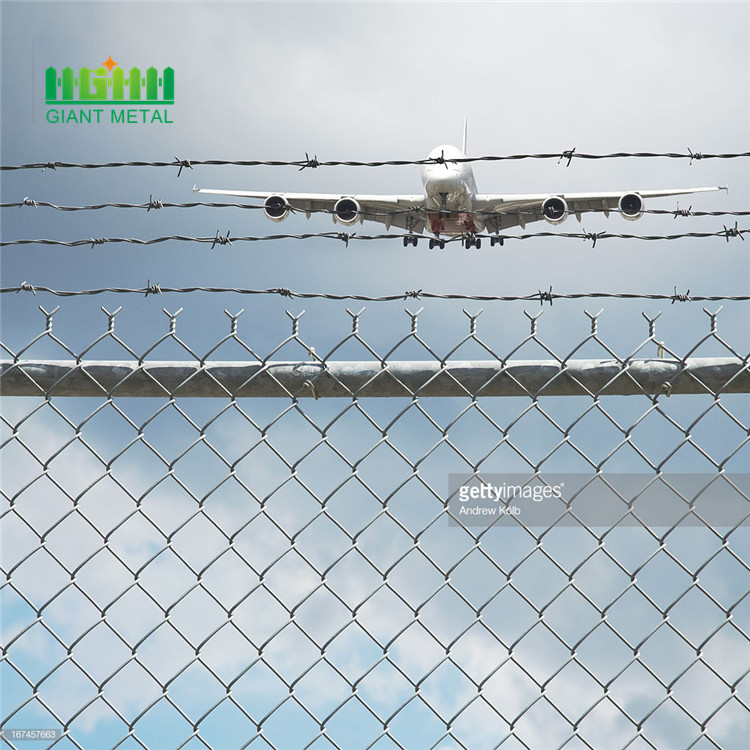 Airport weld security fence