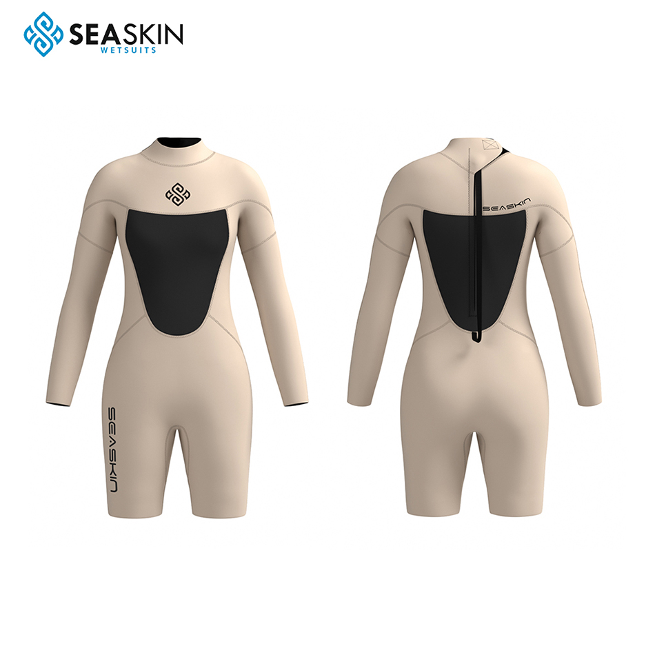 Seackin OEM ODM Flexible Springsuit Wetsuit για γυναίκες