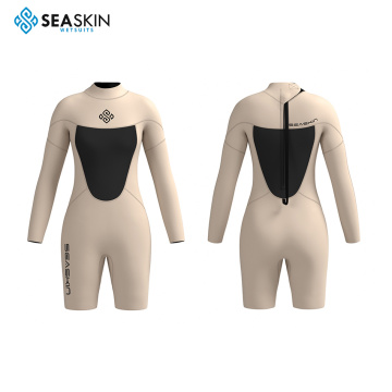 Seaskin OEM OEM Fleksibel Springsuit Wetsuit untuk Wanita