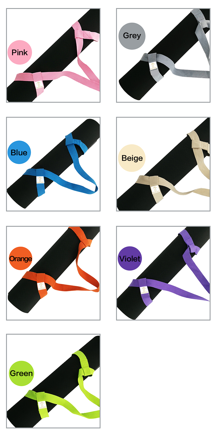 Yoga Mat Mat Personalised Ecofriendly Fitness oem custom colorful hammock cotton yoga pull strap