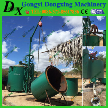 large capacity wood branch sawdust briquette Air flow carbonizing furnace