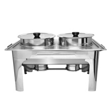 Stainless Steel Catering Warmer Restaurant Buffet Chafing Dish Set Food Warmer
