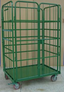 folded table trolley;