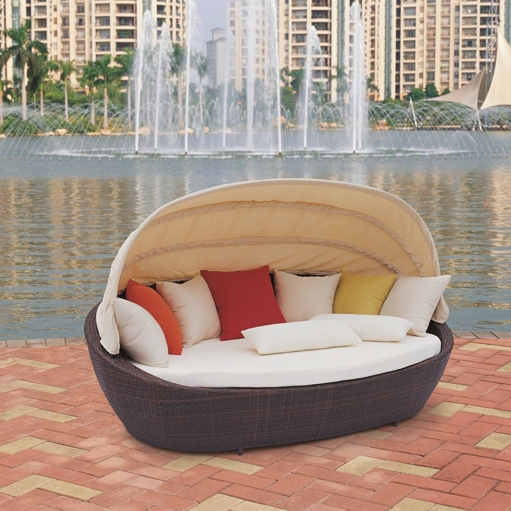 Outdoor Pool Rattan Furniture Aluminum Canopy Aluminum Beach Shade