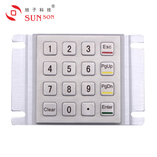 Keypad de quiosque com layout de farsi