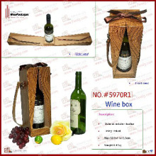 New design folded wine bottle packing box