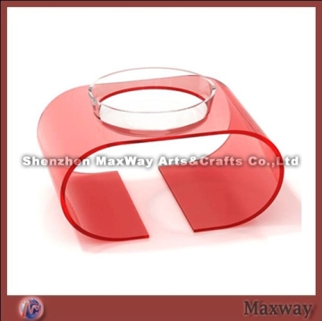 Acrylic Pet Bowl Holder/Acrylic Dog Basin Stand