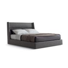 Modern Wing Back King Bed Frame