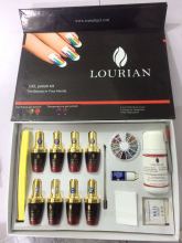 LUORIAN pro nail art uv gel kits tools with uv lamp
