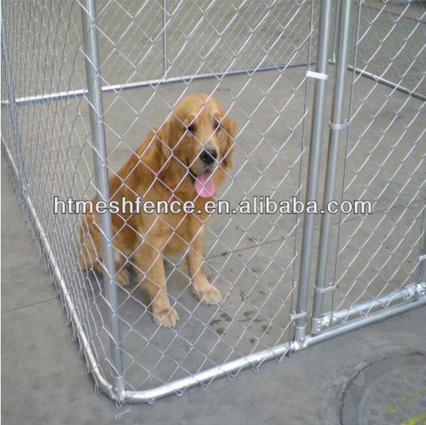 Chain Link Dog Cage Heavy Duty  Dog Kennel Galvanized Dog House