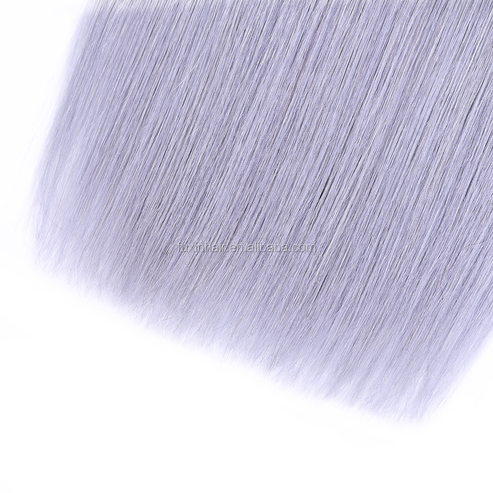 fast delivery top selling factory 100% cuticle aligned human hair grey hair bundles