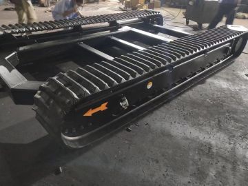 Rubber Track Chassis For Road Machinery 10T