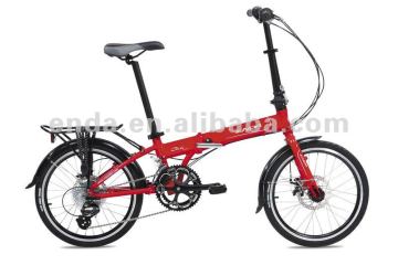 20" 16 speed Aluminium folding bikes foldable bicycles China