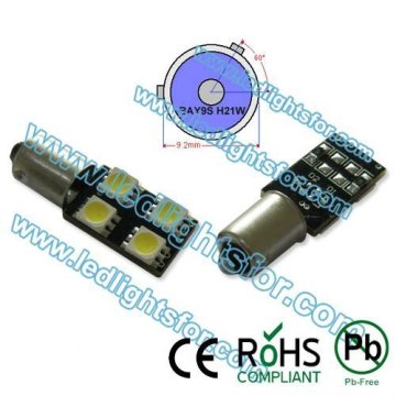 Popular led canbus BAY9S, bayonet led bulb, led bulb H21W