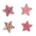 Glitter Resin Star Flat Back Pendants Cabochon Shiny Home Decoration Phone Case Ornament Jewelry Accessories