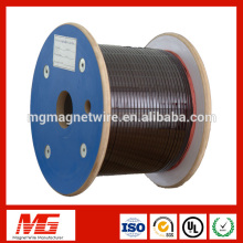 Colored flat modified enamelled aluminum magnet wire
