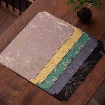 Chinese Style Waterproof Tea Mat - Cotton and Linen Teacup Mat