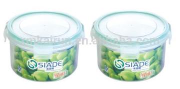 700ml transparent plastic jar/plastic cookie jar/airtight plastic jar