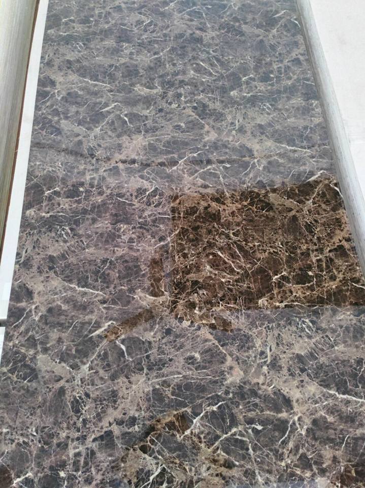 PVC imitation marble sheet and PVC profile