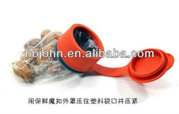 round plastic Bag Clip