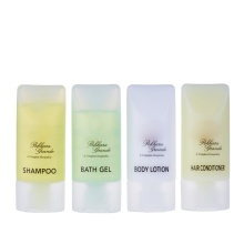 OEM Transparent Plastic Bottle Hotel Shampoo Shower Gel Bath Kit