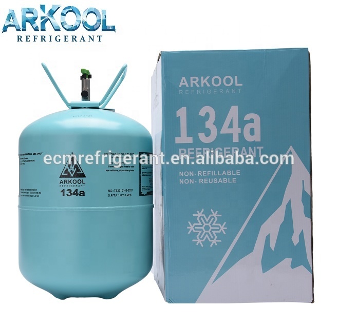 Refrigerant R134a Household Refrigerant Alkene & Derivatives CE & DOT R-134a HFC 134a Environmental Friendly Refrigerant R134a