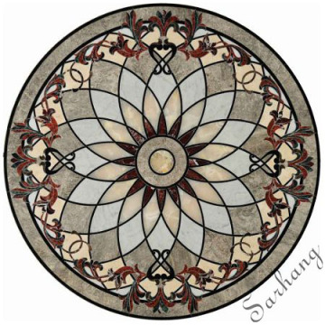 Modern Design Marble Waterjet Medallion Outdoor Medallion