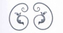 wrought iron scrolls in Keshunxiang manufacturer