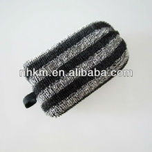 Double Color Hard Feeling PE Exfoliating Bath Pad Bath Sponge Pad