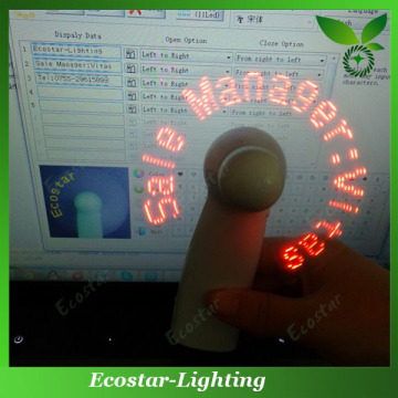 Programmable LED Message Handheld Fan Supplier