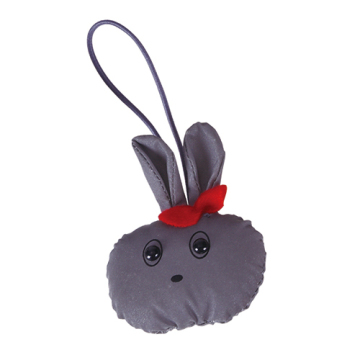 High visibility doll with key ring