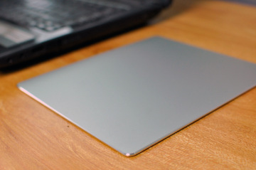 Universal Aluminum mouse pad silver color