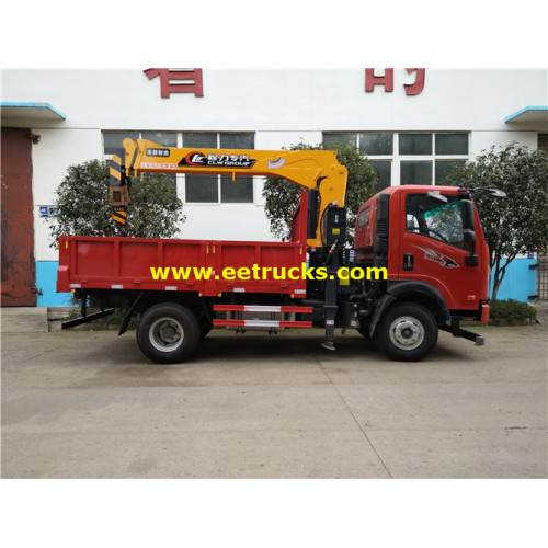 5 Ton Small SINOTRUK Truck with Cranes