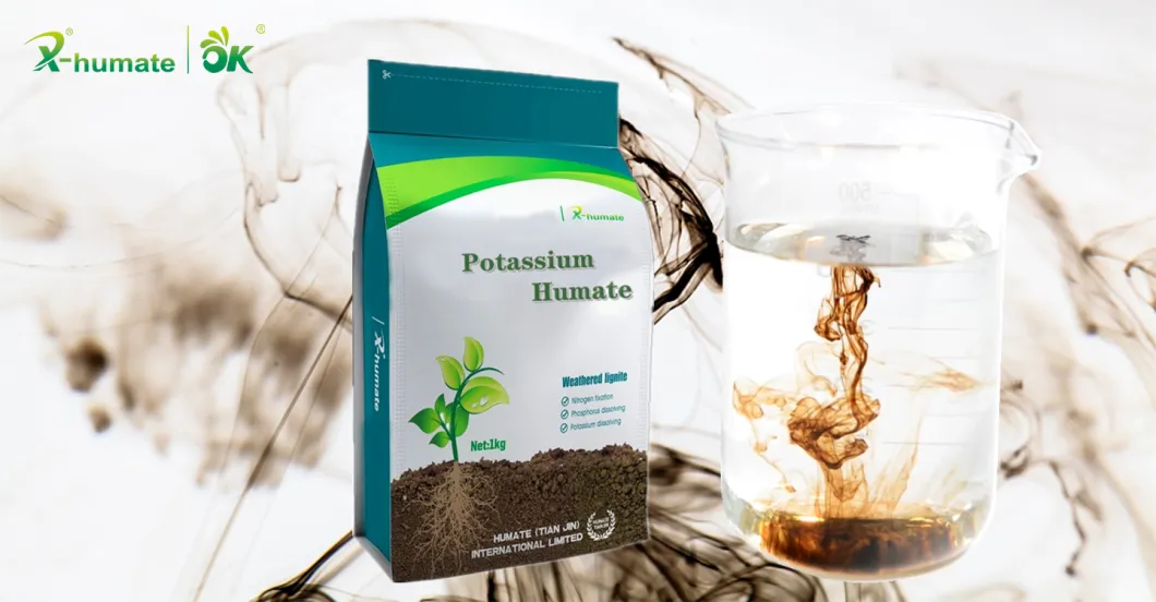 90%-100% Humic Acid Extract From Leonardite Potassium Humate Granular