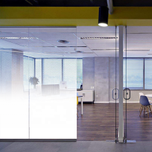 72in x 100ft Self-Adhesive Gradient Privacy Window Film