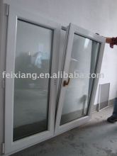PVC tilt turn window ,Plastic window