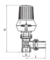 Conception compacte de radiateur thermostatique