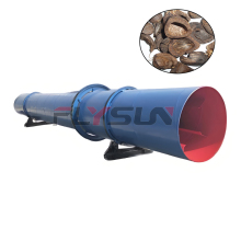 Continuous Rotary Palm Residue Drum Dryer Machine