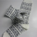 Chaussettes en tricot Jacquard pleine neige