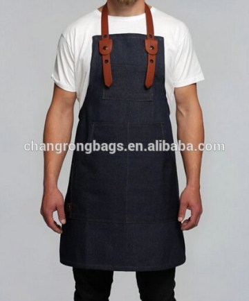 Denim apron ,cheap purple bib apron