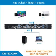 Hot selling competitive price vga switch 4 input 4 output