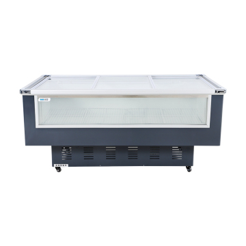 popular commercial island freezer/deep freezer display