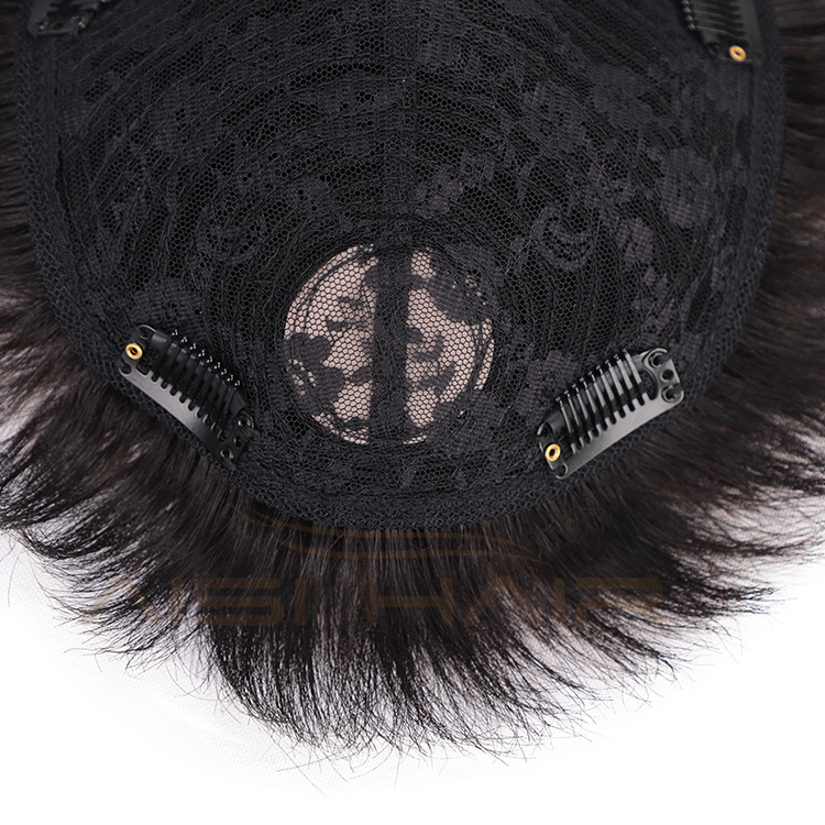 Aisi Hair Toupee Man Wig Hairpieces Lace Head Spin with Clips  Hair Replactment Human Hair Machine Made Toupee for Men