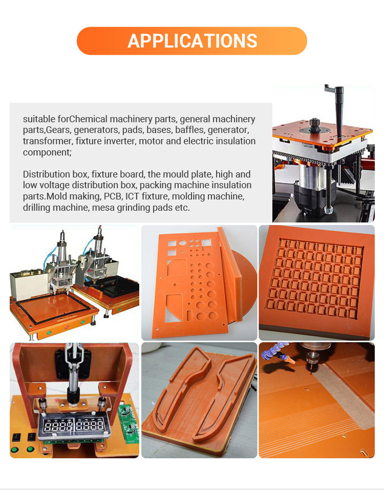 Customized Epoxy Phenolic Sheet Bakelite Insulation Board