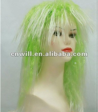 fluorescent color party wigs cheap colorful party wigs fans wigs