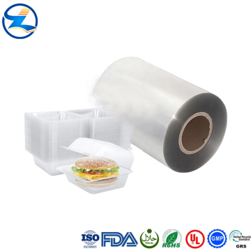 Food Grade 0.6mm Transparent Plastic Rigid Pet