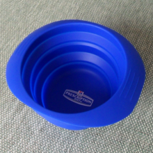 New arrival pet bowl mat/silicone foldable bowl /silicone pet bowl