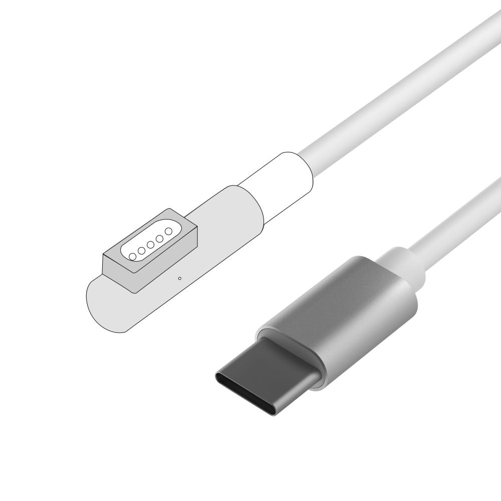 سعر المصنع USB C Type C إلى Magsafe Cable Cable Fast Charging Cables لـ Apple MacBook Air 60W 100W