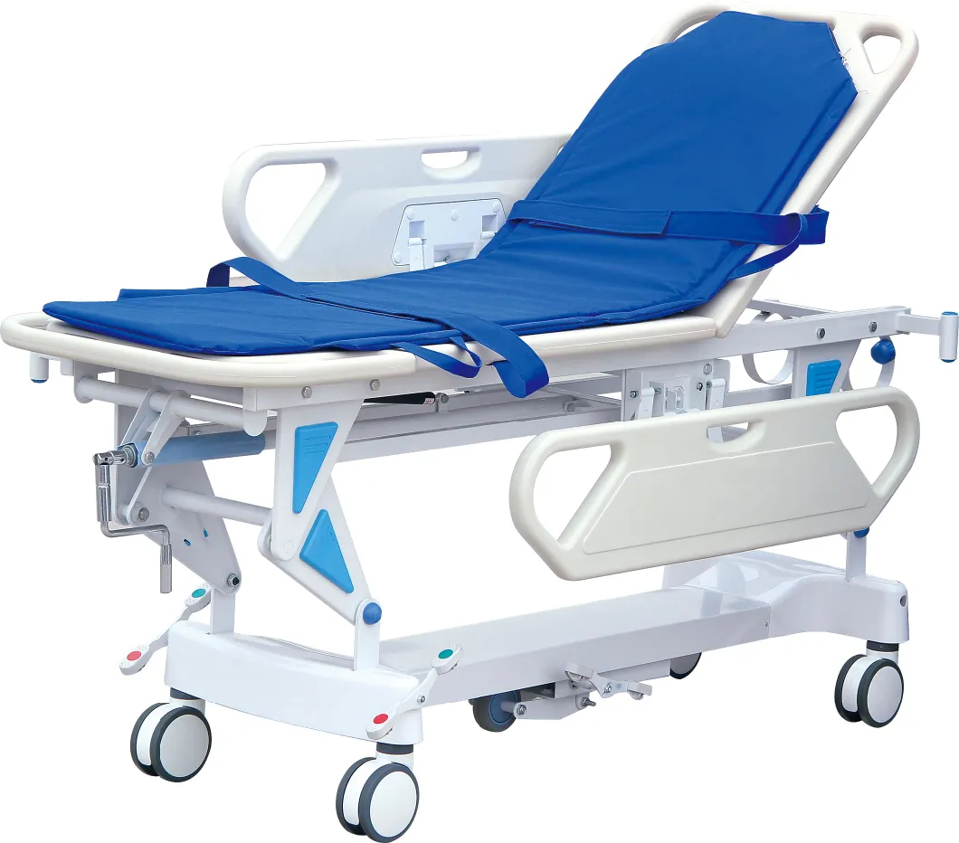 Aluminum Alloy Patient Ambulance Emergency Patient Transport Stretcher/Trolley